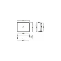 Раковина HATRIA HAPPY HOUR 11.15 встраиваемая снизу, без отверстия, без перелива YXSQ01