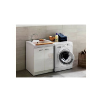 Хозяйственная стиральная раковина HATRIA FIFTY.PL без отверстий для смесителя YXMA01