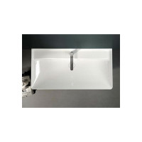 Раковина HATRIA CANALGRANDE 100, 1 отверстие для смесителя, подвесная или встраиваемая Y1EL01