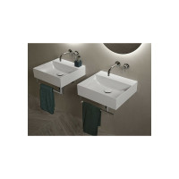 Раковина HATRIA BAHIA 60, 1 отверстие для смесителя по центру BH0600465011TS0