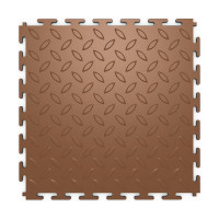 Плитка ПВХ модульная на пол 25х25 см LT mini chocolate Diamond PVC ПО СЭК 01-00102876