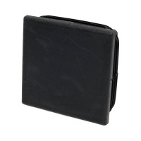 Квадратная заглушка для труб НАКРЕПКО (внутренняя; черная; 60х60 мм; 6 шт) 216816