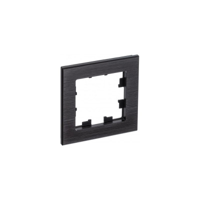 Рамка Systeme Electric AtlasDesign NATURE металл оникс 1-ая ATN312301