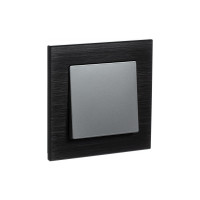 Рамка Systeme Electric AtlasDesign NATURE металл оникс 1-ая ATN312301