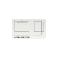 Подвесная база под раковину BelBagno ACQUA-900-2C-SO-BL