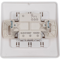 3-клавишный выключатель Systeme Electric Blanca внутренний, Молочный, 10А, 250B SE BLNVS100502