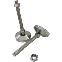 Опора UnitMC регулируемая шарнирная 60хМ12х100 (основание сталь, винт сталь) 400203 60хМ12х100