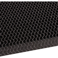Напольный коврик ComeForte Mesh Mat 45x75 см серо-черный MM-07