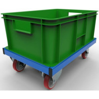 Платформенная каркасная стальная тележка МосТележка 520x820 ТПКС-8252