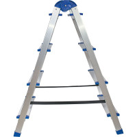 Двусторонняя алюминиевая стремянка РемоКолор 4 ступени 63-0-024