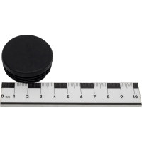 Заглушка для труб НАКРЕПКО внутренняя, круглая, черная, 40 мм, 10 шт. 216810