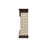 Портал Firelight Bricks 30 камень бежевый, шпон темный дуб НС-1202851