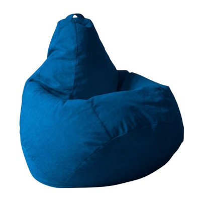 Кресло-мешок DreamBag цвет синий Велюр 4XL 5023431