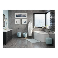 Акриловая ванна VAGNERPLAST SELENA 160x105 Left VPBA163SEL3LX-04