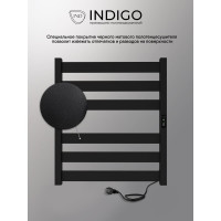 Полотенцесушитель INDIGO Oktava Slim 5 (electro) 60/50 таймер, скрытый монтаж, универсальное подключение R/L LСLOKS5E60-50BRRt