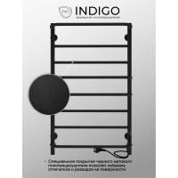Полотенцесушитель INDIGO Europe Lux без полки electro 80/50 таймер, скрытый монтаж, универсальное подключение R/L LELLE80-50BRRt