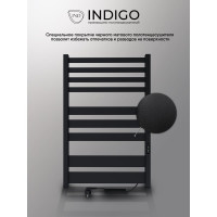 Полотенцесушитель INDIGO Atlas (electro) 80/50 таймер, скрытый монтаж, универсальное подключение R/L LСLATE80-50BRRt