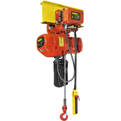 Цепная передвижная электрическая таль OCALIFT 01-01s г/п 1Т, высота 18м, 380в OCA0101ST18m