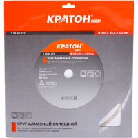 Круг алмазный Кратон сплошной HOBBY O350x25.4x3.2 мм 1 08 04 012