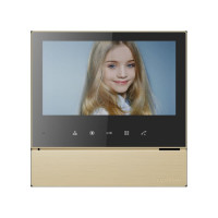 Комплект видеодомофона и вызывной панели COMMAX CDV-70H2(GoldBlackSmog)/AVC305B