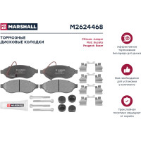 Тормозные колодки дисковые передние Citroen Jumper II 06-, Fiat Ducato III 06-, Peugeot Boxer II MARSHALL M2624468