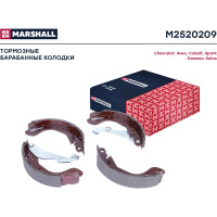 Тормозные колодки барабанные задние Chevrolet Aveo I 03-, Cobalt 13-, Spark III 10-, ZAZ Vida MARSHALL M2520209