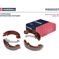 Тормозные колодки барабанные задние Nissan Micra III 03-, Note I 06-, Renault Clio III 05- MARSHALL M2520227