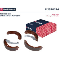 Тормозные колодки барабанные задние Skoda Rapid I 12-, VW Polo Sedan I 11- 228x40 MARSHALL M2520224