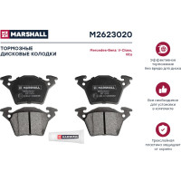 Тормозные колодки дисковые задние MB V-Class I W638 96-, Vito W638 96- MARSHALL M2623020