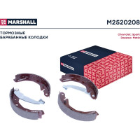 Тормозные колодки барабанные задние Chevrolet Spark II, III 05-, Daewoo Matiz 98- MARSHALL M2520208