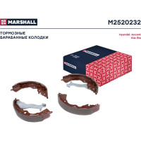 Тормозные колодки барабанные задние Hyundai Accent III 05-, Kia Rio II 05- MARSHALL M2520232