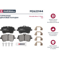 Колодки тормозные дисковые передние MB C-Class W203 00-/CLK C209 02-/SLK R171 04- MARSHALL M2623144