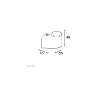 Крючок KOIN одинарный CUT011