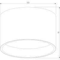Накладной светильник Elektrostandard Banti 15W черный (25123/LED) a058847
