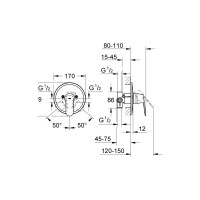 Смеситель для душа GROHE Eurosmart Cosmopolitan 32880000