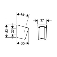 Держатель душа HANSGROHE 28331000 00000007984