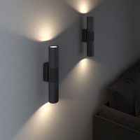 Настенный светодиодный светильник Elektrostandard - Steel 40119 LED черный a058978