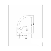 Кухонный смеситель EMAR 3013.12 Оникс