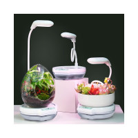 Умная подставка для выращивания растений и цветов с автополивом и светодиодной лампой Green Helper GZ205