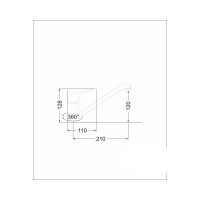 Кухонный смеситель EMAR 3009.12 Оникс