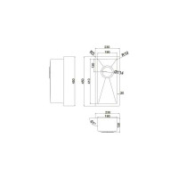 Мойка универсального монтажа EMAR EMB-126A PVD Nano Coppery