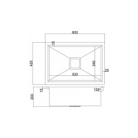 Мойка универсального монтажа EMAR EMB-129A PVD Nano Dark