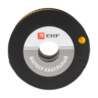 Кабельный маркер EKF 2.5кв.мм, 2, 1000ед, ЕС-1 plc-KM-2.5-2