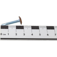 Саморез с прессшайбой ПШС Daxmer 4,2x25 сверло Темный дуб 500 шт 00000346316