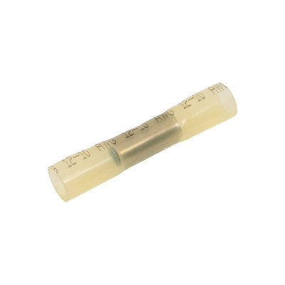 Термоусаживаемый соединитель BTI под опрессовку с клеем желтый 4,0-6,0 мм. (100шт/упаковка) 87 1108 04