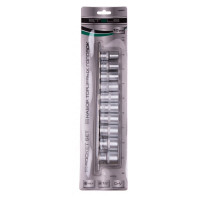 Набор торцевых головок 1/2", 6-ти гр CrV, 10-22 мм, 10 шт. STELS 13600