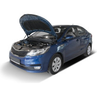Газовые упоры капота АвтоУпор для Kia Rio III рестайлинг 2015-2017, 2 шт., UKIRIO012