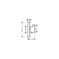 Термостатический смеситель для душа HANSGROHE 15760000 Select Highflow 00000031342