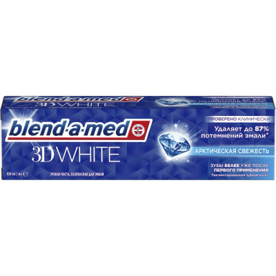 Зубная паста BLEND-A-MED 3D WHITE Мятный поцелуй 100 мл 15360
