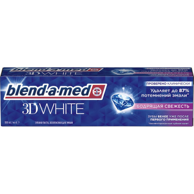 Зубная паста BLEND-A-MED 3D WHITE Прохладная свежесть 100 мл 15359